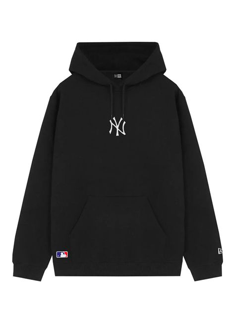 New Era Oversized New York Yankees MLB League Essential Hoodie Black Men NEW ERA | Sweatshirts | 60675777-